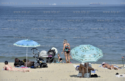 Gdańsk, Brzeźno. Piekna pogoda sprzyja spędzaniu...