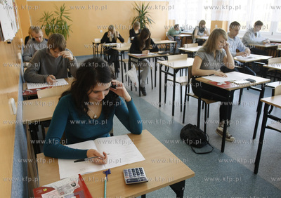 Gdansk. Liceum Ogolnoksztalcace nr. XV. Matura probna...