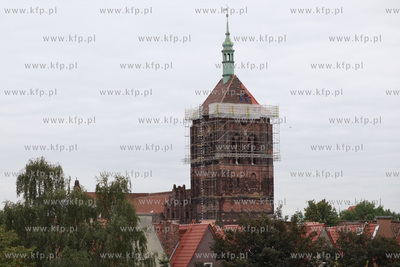 Gdansk. Remont dachu kosciola sw. Jana.
19.09.2011
fot....