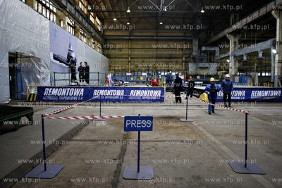 Stocznia Remontowa Shipbuilding S.A..Uroczyste cięcie...