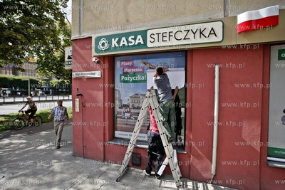 Gdansk. Oddzial Skok Stefczyka na skrzyzowaniu al....