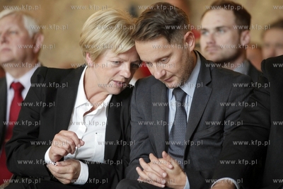 Gdansk. Ratusz Glownomiejski. Swieto Strazy Miejskiej....