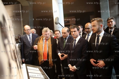 Wizyta premiera Francji  Manuela Vallsa w Gdańsku....