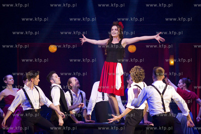 Włoska noc. Gala Sylwestrowo-noworoczna. Nz. Ewa Prus...