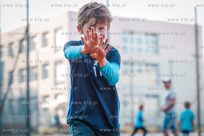 Gdańsk Zaspa. Kompleks boisk przy ulicy Meissnera....