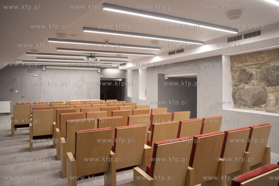 Sala multimedialna z byłej kotłowni Bazyliki Mariackiej...