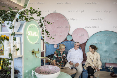 Sopot. Plac Zdrojowy. Ponowne otwarcie pijalni wód...