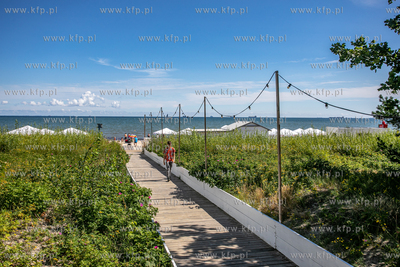 Wejscie na plażę nri 33  w Sopocie.
01.08.2022
fot....