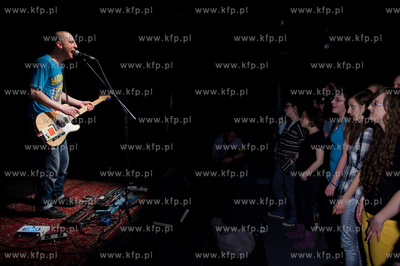 Gdansk. Klub Plama. Koncert Bajzel Supersam. Czlowiek...