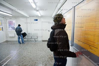 Gdansk. Remont hali glownej Dworca Glownego PKP.
Nz...