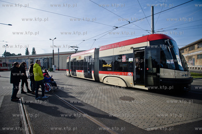 Gdansk. Zajezdnia tramwajowa ZKM we Wrzeszczu. Zaklad...