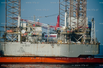 Zatoka Gdanska. Przywitanie nowo zakupionej przez firme...