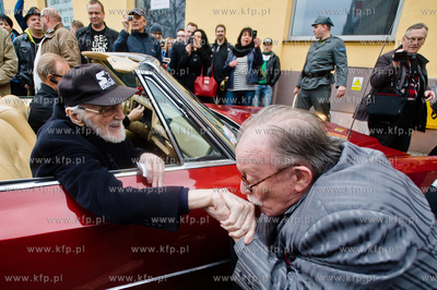 Gdansk. Obchody 55 lecia Polskiego Rock & Rolla. Odsloniecie...