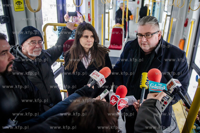 Gdansk. Petla tramwajowo - autobusowa Lostowice - Swietokrzyska....