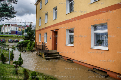 Gdańsk. Skutki silnych opadow, które przeszły nad...