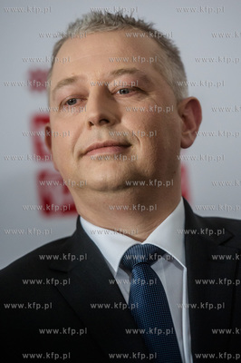 Gdańsk. Urząd Miasta. Konferencja prasowa na której...