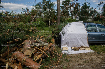 Rytel k. Chojnic. Skutki nawałnicy, która z piątku...
