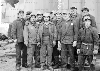 Brygada budowy suchych doków w Gdańskiej Stoczni...