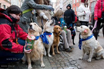 Gdansk. Dlugi Targ. XVII Final WOSP. 
Nz. wolontariusze...