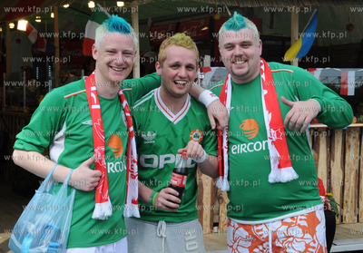 Gdansk przed meczem EURO 2012 Polska - Grecja. 08.06.2012...