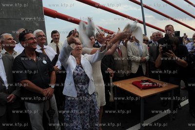 Otwarcie mostu w Kwidzynie. 26.07.2013 fot. Piotr Szymanski...