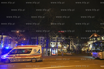 Sopot. Hotel Sheraton. Przed godzina 17 sluzby otrzymaly...