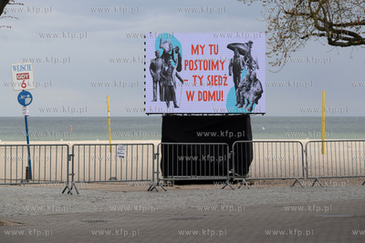 Gdynia w czasie epidemii koronawirusa COVID-19. Zamkniete...