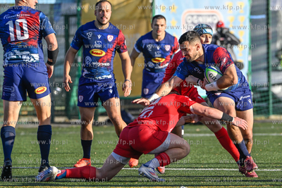 Sopot. Stadion Ogniwo Sopot. Ekstraliga rugby. Mecz...
