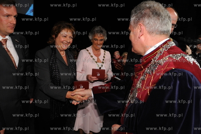 20 lat gdanskiej samorzadnosci. Uroczystosc w Teatrze...