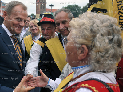 XIII Swiatowy Zjazd Kaszubow w Leborku. Gosciem Zjazdu...