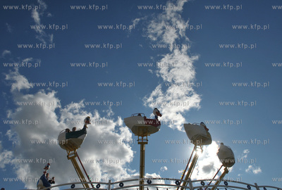 Dozynki w Luzienie na Kaszubach. Atrkacja imprezy bylo...