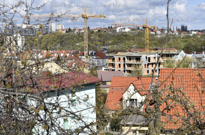 Gdańsk Siedlce, ul. Na zboczu i okolice. Widok w kierunku...