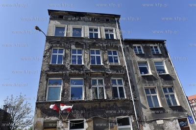 Gdańsk. Ul. Rybaki Górne i stary dom przeznaczony...