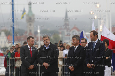 Sopot. Uroczyste otwarcie przystani jachtowej, ktore...