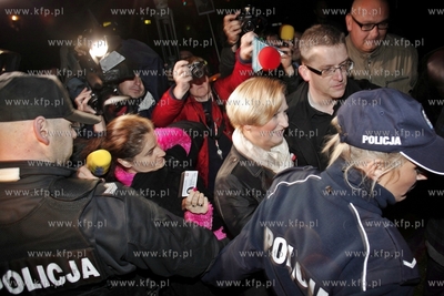 Cmentarz Srebrzysko w Gdansku. Ekshumacja zwlok Anny...