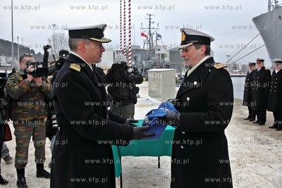Gdynia Oksywie. Port Wojenny. Uroczystosc objecia przez...