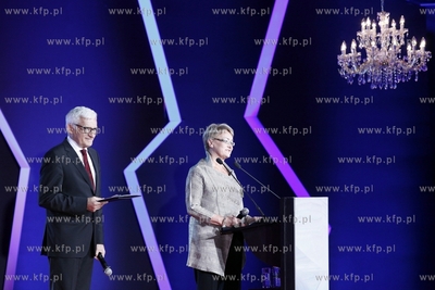 Europejskie Forum Nowych Idei w Sopocie. Nz. Jerzy...