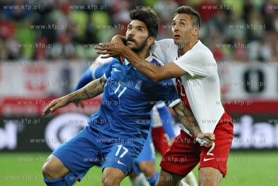 Gdańsk. PGE Arena. Mecz towarzyski Polska - Grecja....