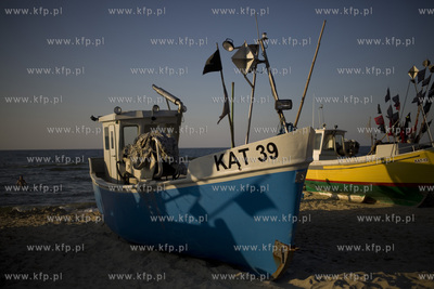 Kąty Rybackie. Przystań rybacka od strony morza.
11.08.2015
fot....