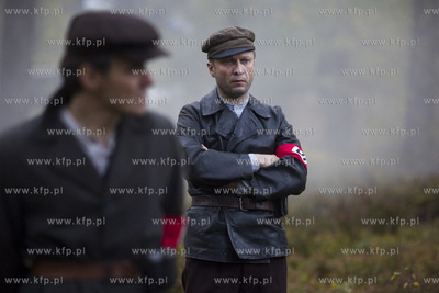 Lasy piaśnickie koło WejherowaPlan zdjęciowy filmu...