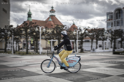 Sopot. Start Systemu Roweru Metropolitalnego MEVO.
26.03.2019
fot....