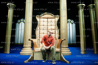 Gdansk. Teatr Wybrzeze. Proba medialna spektaklu pt...