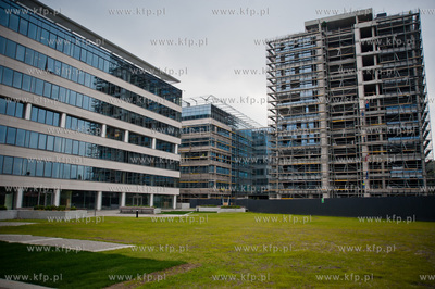 Gdansk. Biurowiec Olivia Business Center. Budowa kolejnego...