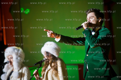 Gdansk. Dlugi Targ. Swiateczny koncert Cala Polska...