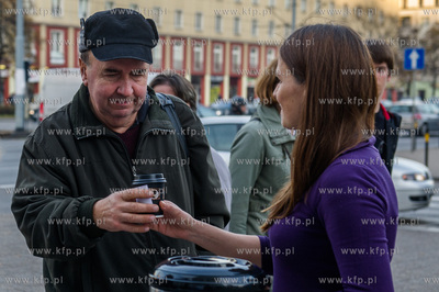 Gdansk. Wrzeszcz. Poslanka Platformy Obywatelskiej...