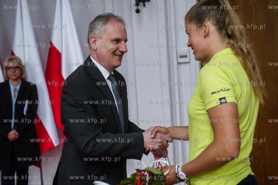 Gdańsk. Urząd Wojewódzki. Spotkanie Wojewody Pomorskiego...