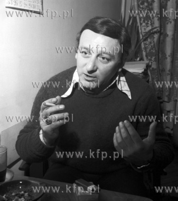 Aktor Jerzy Lapinski. 14.11.1977 2 listopada 77 Z....