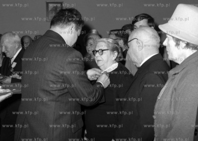 Uroczystość dekoracji medalami "Za długoletnie pożycie...