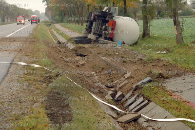 W miejscowosci Kazimierzowo z nieznanych przyczyn cysterna...