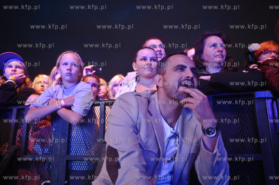 Gdansk. Plac Zebran Ludowych. Festiwal MTV Gdansk Dzwiga...